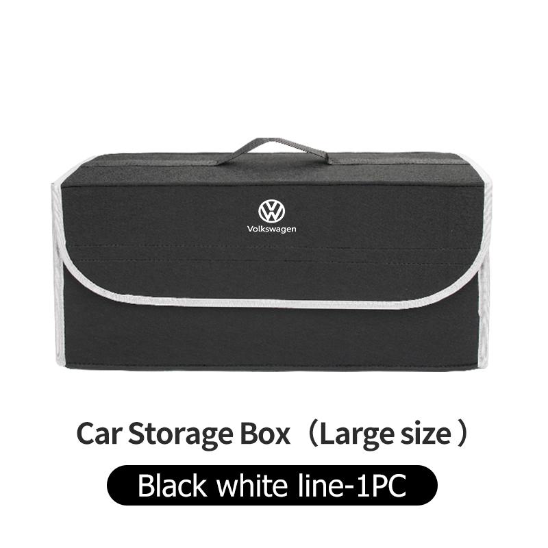 Car Trunk Storage Box Felt Nonwoven Foldable Portable PU29 Organizer For Volkswagen VW Scirocco Jetta Beetle Golf 4 5 6 Passat Polo