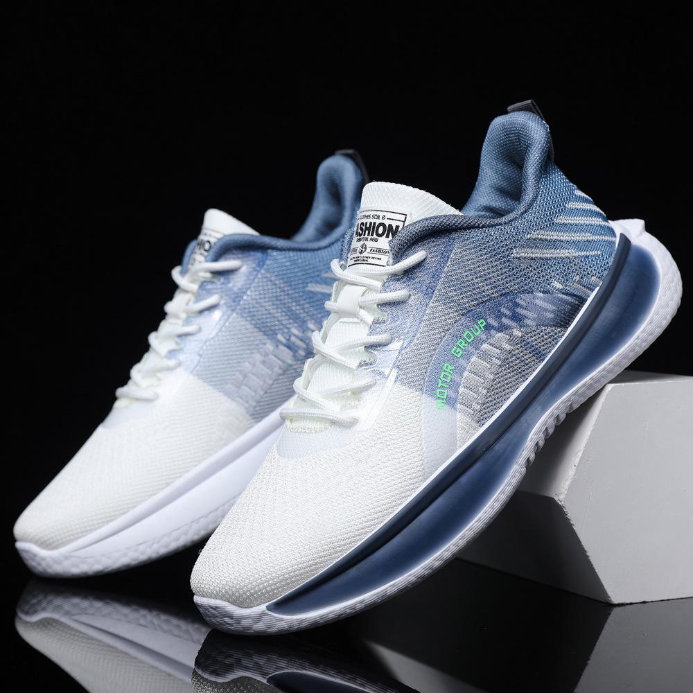 Autumn breathable fly-woven sports shoes new youth casual running shoes 39
