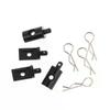 Aluminum Alloy RC Car Body Mounts Compatible For CW-01 Lunch Box RC Car Chassis Upgrades Parts Replace Accessories