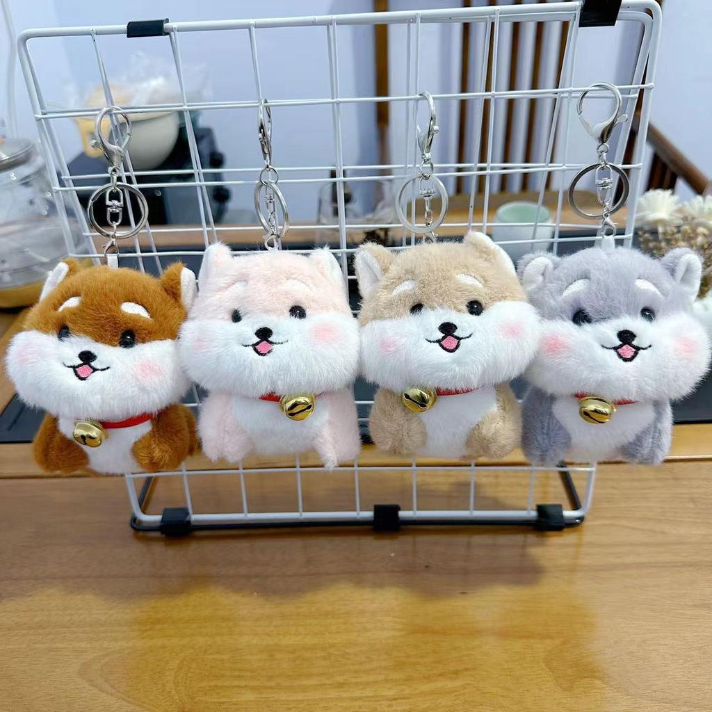 Mini Plush Toy Claw Machine Keychain Charms
