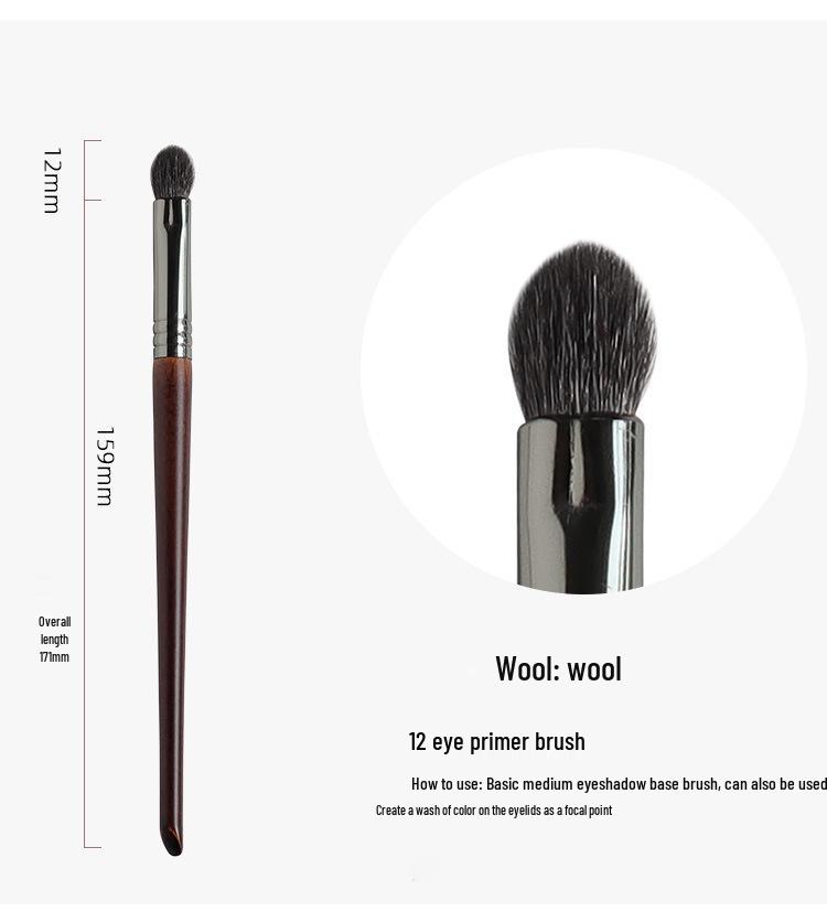 Wool Highlighting Makeup Brush Set - 24 Pieces: Includes MUF Series Concealer & Loose Powder Brushes