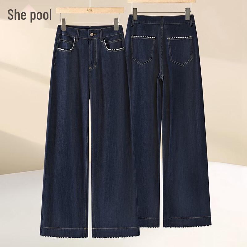 

Женские джинсы из лиоцелла широкие M