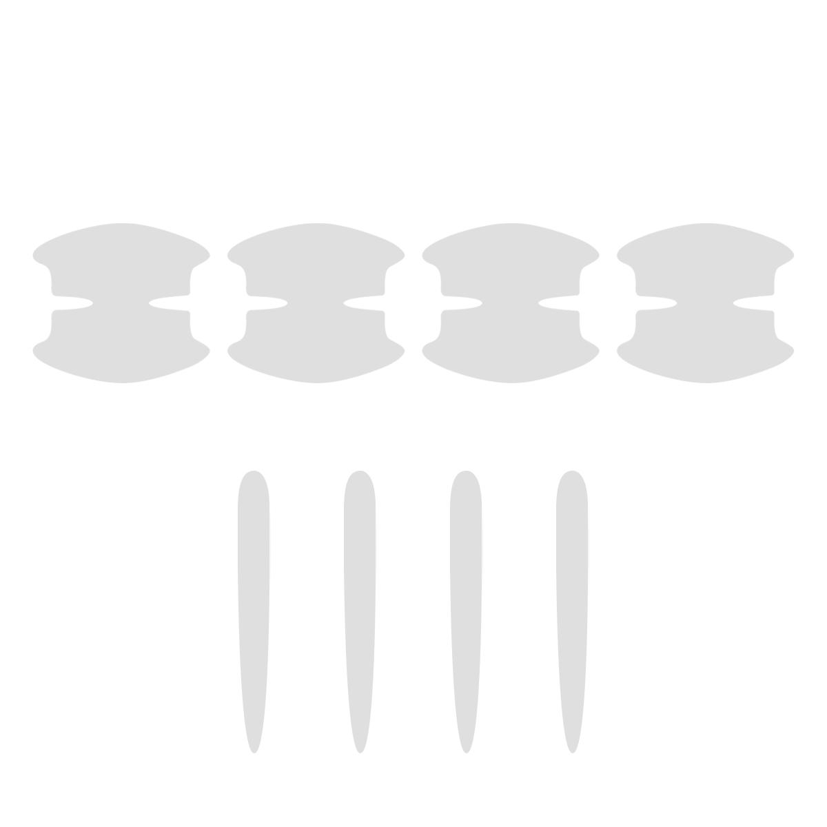 

8 шт. TPU наклейка на дверную чашу автомобиля, устойчивая к царапинам, прозрачная наклейка на ручку дверной чаши, защитная пленка для лакокрасочной поверхности, автомобильные аксессуары, наклейки