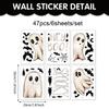 Halloween Window Stickers White Phantom Window Stickers Decors Shop Window Decoration Halloween Home Party Supplies