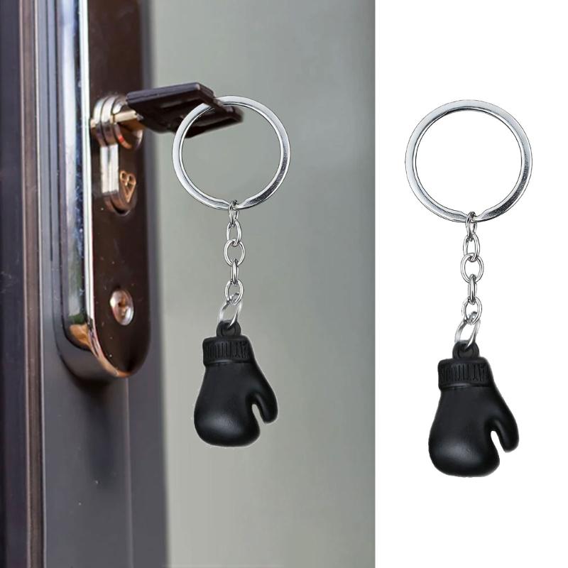 Decorative Boxing Glove Inspired Keychain Featuring Fine Craftsmanship Fighting Gloves Key Organiser Pendant