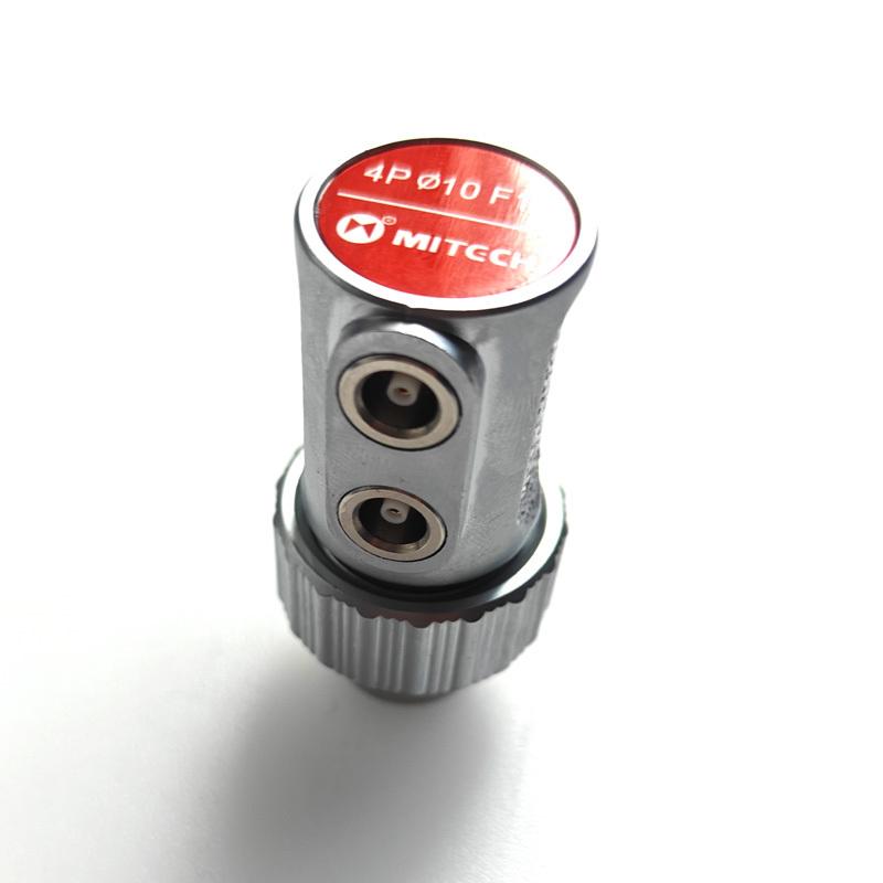 Mitech Original 4Mhz F10 dia10 Dural Element Probe and Mono Crystal apply for Mitech Ultrasonic Flaw Detector Probe