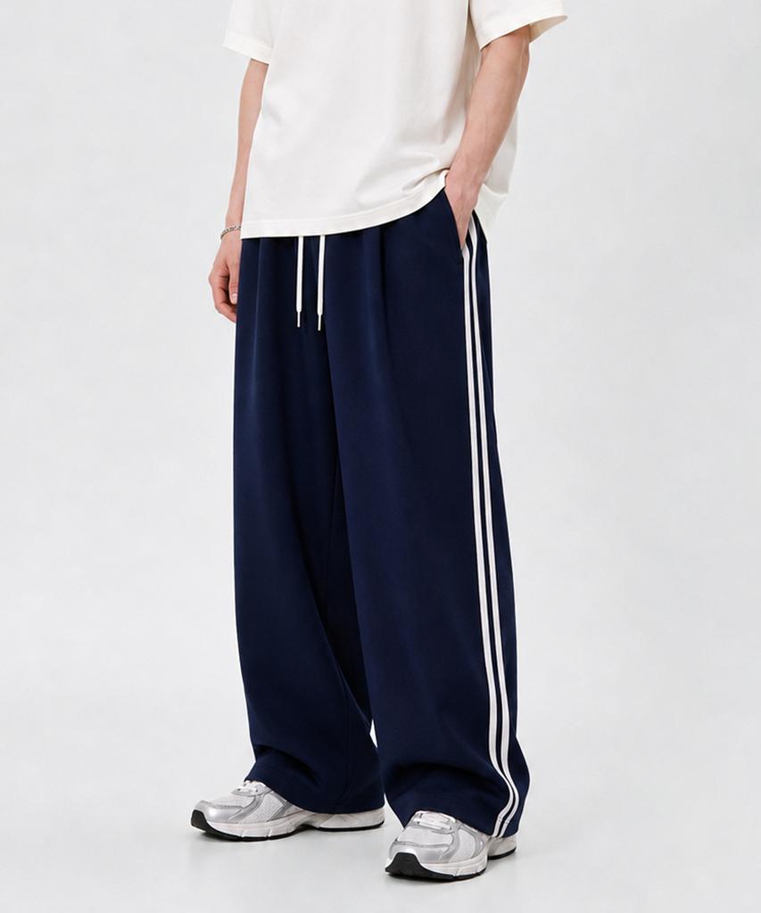 Forder Fit Color-Blocked One-Pleat Track Sweatpants_2Color