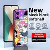 Du und ich sind Polar Gegensätze Handyhülle für Redmi Note 14 13 12 11 Pro Plus S 5G 14C A3 Weiche Schwarze Handyhülle