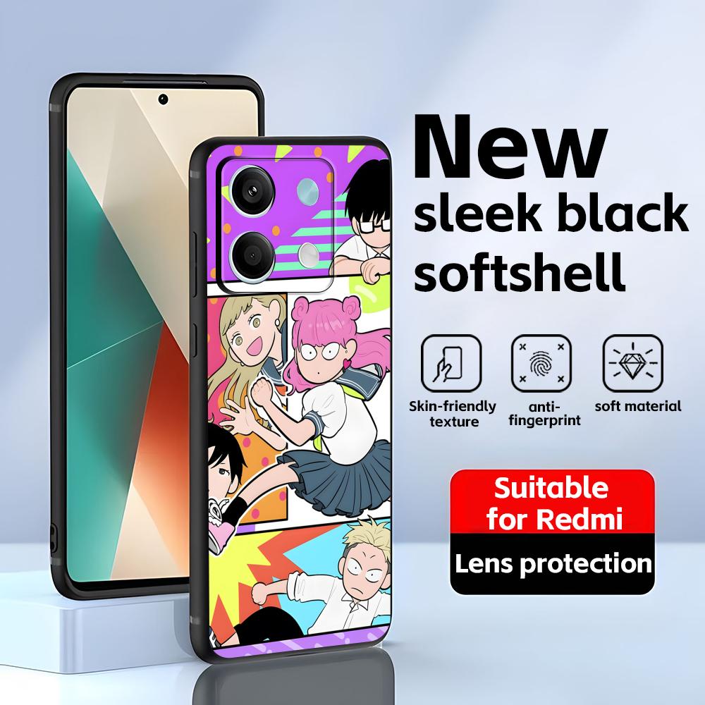 Du und ich sind Polar Gegensätze Handyhülle für Redmi Note 14 13 12 11 Pro Plus S 5G 14C A3 Weiche Schwarze Handyhülle
