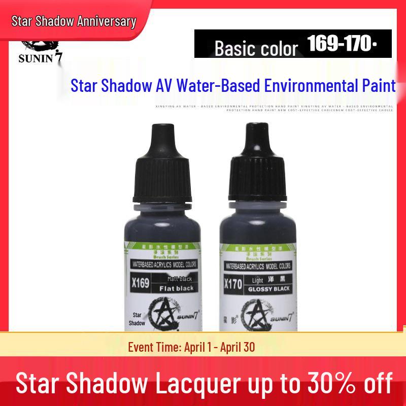 Peinture à Base d'Eau 169-170 Série Peinte à la Main pour Maquettes et Figurines par Qin Xuan