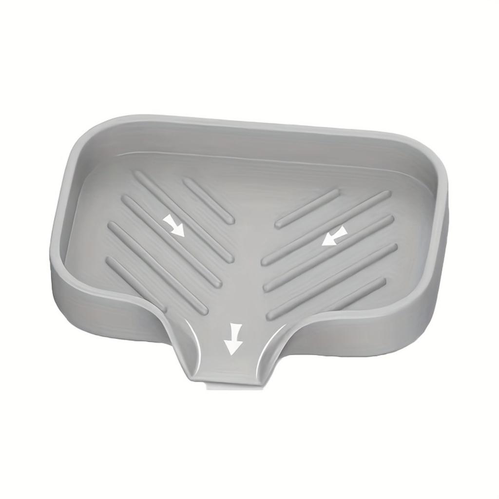 Silicone Soap Drain Pad, Non Slip Plastic Soap Tray, Multifunctional Soap Holder, Used for Bathroom Accessories