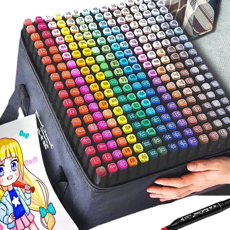 168 Colors Double-Ended Marker Pen Fine
