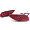 AIVYNA 2Pcs LED Tail Light Rear Bumper Reflector Light Rear Fog Lamp Brake Light Turn Signal Light for Kia Seltos 2019 2020 2021