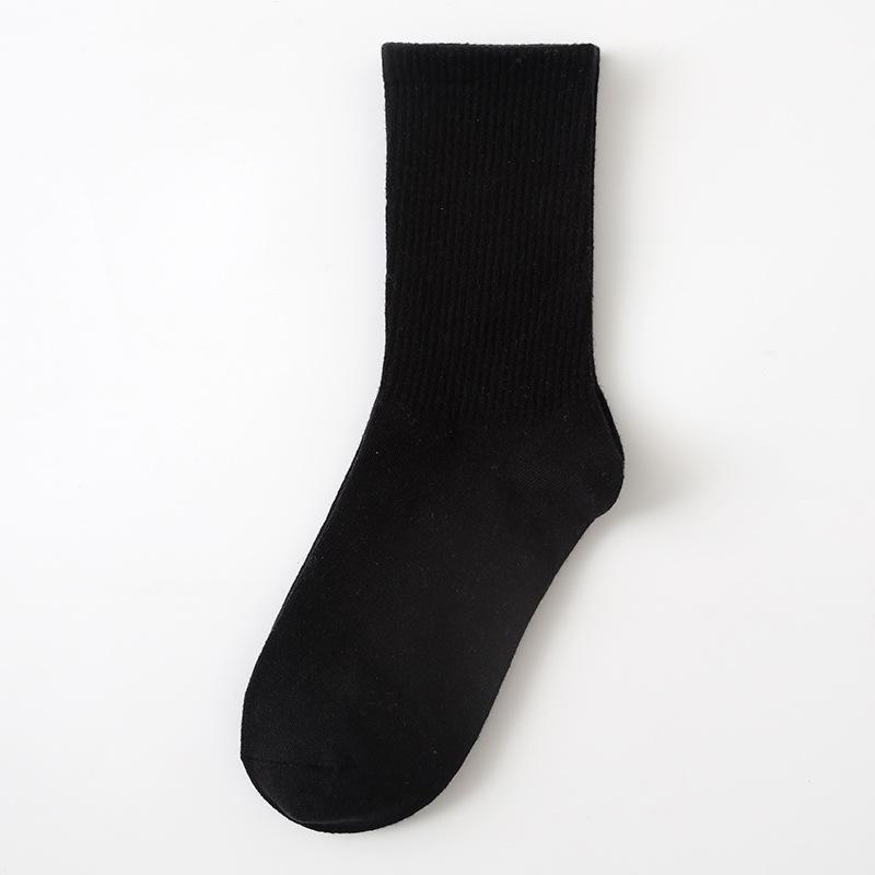 Female Spring and Autumn Thin Style Pure Color Candy Color Movement In The Tube Pile Socks