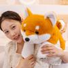 Wholesale Holiday Gifts Anime Shiba Inu Dog Plush Toy Soft Stuffed Lying Puppy Cartoon Throw Pillow Bed Nap Cushion Gift