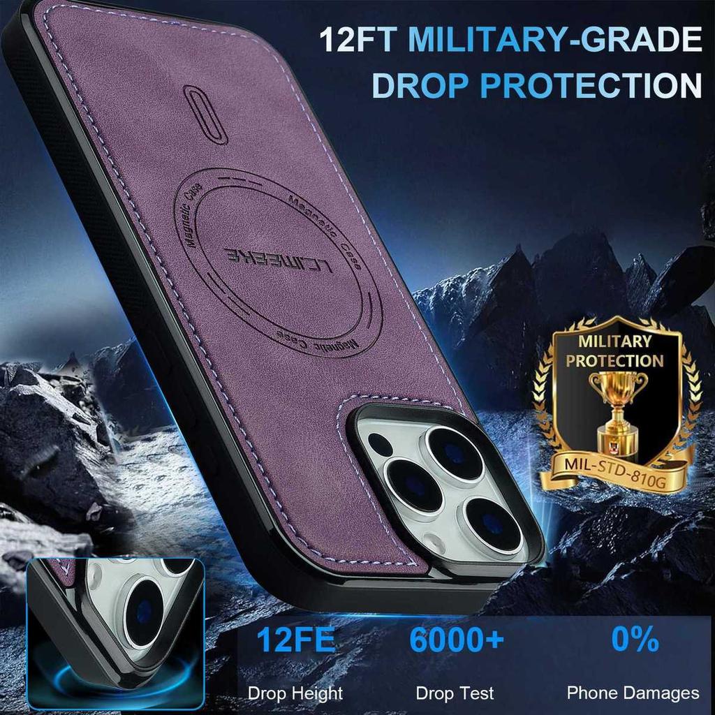 The New Model Is Suitable for IPhone16Promax, Apple 15pro Magnetic Phone Case, Drop-proof 14Plus, and Business 17Air