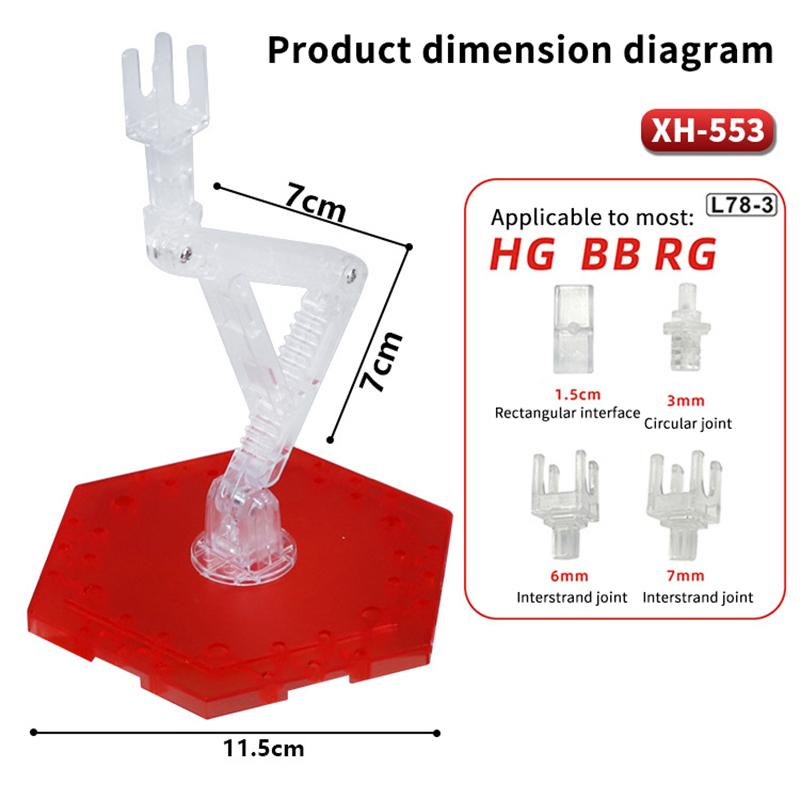1 Set Model Display Rack For 1/144 Hg Bb Rg Model Display Shelf For  Model Stand Action Figure Stand