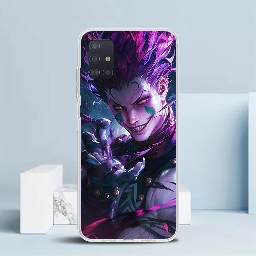 Huner X-Hunters Hisoka Phone Case For Samsung Galaxy A52 A32 A22 A12 A51 A50S A30S A10S Note 20 Ultra 10 S10 Plus A31 A20 A71 A7