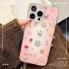 Painted Small Snowman Large Hole Shell Suitable for Apple 16 Mobile Phone Case IPhone 15 Promax Protective Case