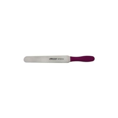 Arcos Color Spatula - Prof 299131 Made of Nitrum Stainless Steel and Ergonomic Polypropylene Handle In Fuscia Color with a 25 Blade