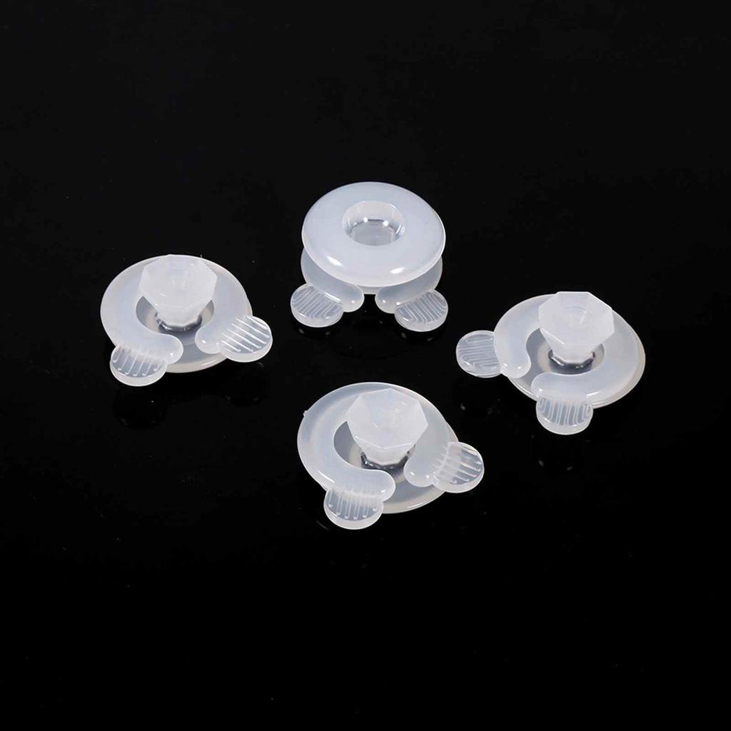 2 Sets Duvet Comforter Clamps Duvet Donut Holder Fastener Comforter Grippers Keep in Place White
