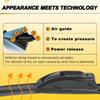 2PCS 26-inch to 16-inch windshield wiper blades, original quality high-quality four-season wiper blades, stable and silent