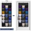Used New siawadeky Wall Pocket 24 Pockets Baseball Cap Storage Wall Hanging Door Hanging Hanging Storage Large Capacity Hat Storage Case Dustproof