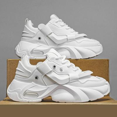 2025 New Men's Shoes With Thick Soles High-End FeelTrendy Fashionable Low-Top Sports Shoes Breathable PVC Sole Winter Season
