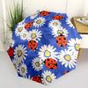 1pc Ladybug Daisy Automatic Open/Close Umbrella Compact Folding Umbrella, All-Season Portable Umbrella for Women/Men F1124023
