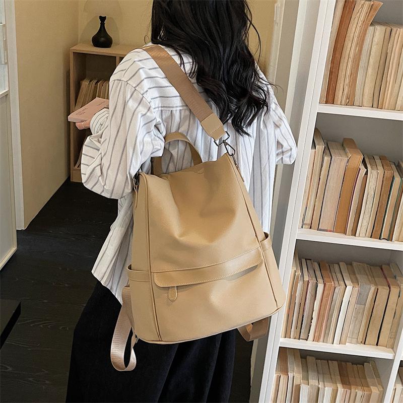 Women's 2026 Korean Style Waterproof Oxford Cloth Backpack - Trendy, Versatile, Lightweight Commuter Bag