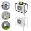 90*50*90cm Air Conditioner Unit Steel Tube Support Bracket,Black/White Stand Bracket for Air Conditioner Unit