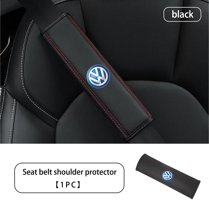 2026 Hot Valve Stems Caps For Volkswagen VW Car Seat Belt Shoulder Protector Belt Car Accessories Golf 4 5 6 7 Polo Jetta Sagitar Magotan