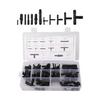 Kit Assortimento Connettori Sottovuoto 113 Pezzi Tubi Sottovuoto Automobilistici Connettori a T Giunti Tubo Spruzzatore Acqua Tubo di Collegamento Tergicristallo Auto