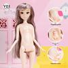 30CM Pregnant Doll with Real Eyes & Long Eyelashes – Multi-Jointed Nude Doll Body