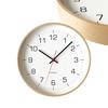 Relógio de contraplacado KATOMOKU, natural, tamanho 4, km-61NARC, relógio de parede com ponteiro de segundos contínuo, 30,4 cm de diâmetro (relógio controlado por rádio)