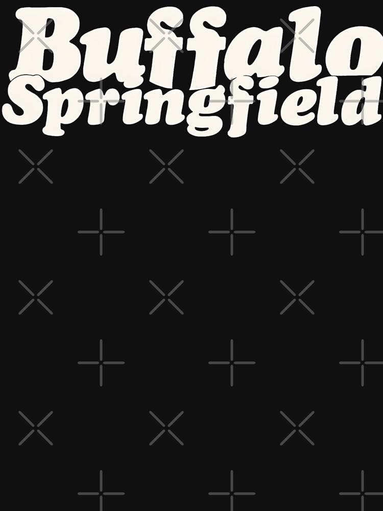 Buffalo springfield Bold Cream Typography Folk Rock Band Classic T-Shirt