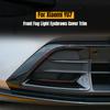 For Xiaomi YU7 Front Fog Light Eyebrows Cover Trim Decor Car Lower Bumper Grille Fog Lamp Frame Protector Decoration Accessories