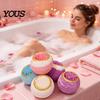 Scented Bath Bombs 100G Handmade Sea Salt Bombs, Natural Plants Extract Essential Oils Fizzies Skin Softening Balls Ball, Dry Moisturizing Shower Ball