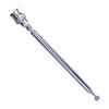 2pcs 7 Sections Telescopic Antenna BNC Connector For Radio Scanner/VHF/UHF/AM/FM