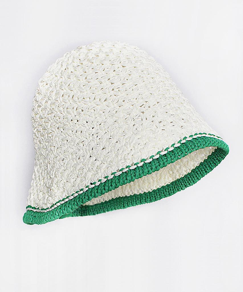 Lakoha In Green Knit Bucket Hat