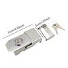 Motorcycle Rear Trunk Lock Stainless Steel Motorbike Accessories Tail