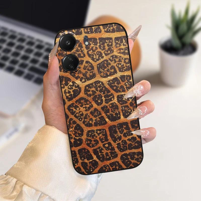 Funda Animal de Moda Para Xiaomi Redmi 13C Fundas 13 C 4G 5G Silicona Suave TPU Funda de Teléfono Cubierta Para Redmi 13R Coque Protectora