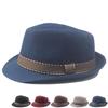 Eltern-Kind-Frühling und Sommer Kinder Jazz Hut Leinen Zylinder Hut britischen Stil Jungen und Mädchen Baby Outdoor Sonnenhut
