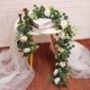 Artificial Rattan Rose & Eucalyptus Flower Vine