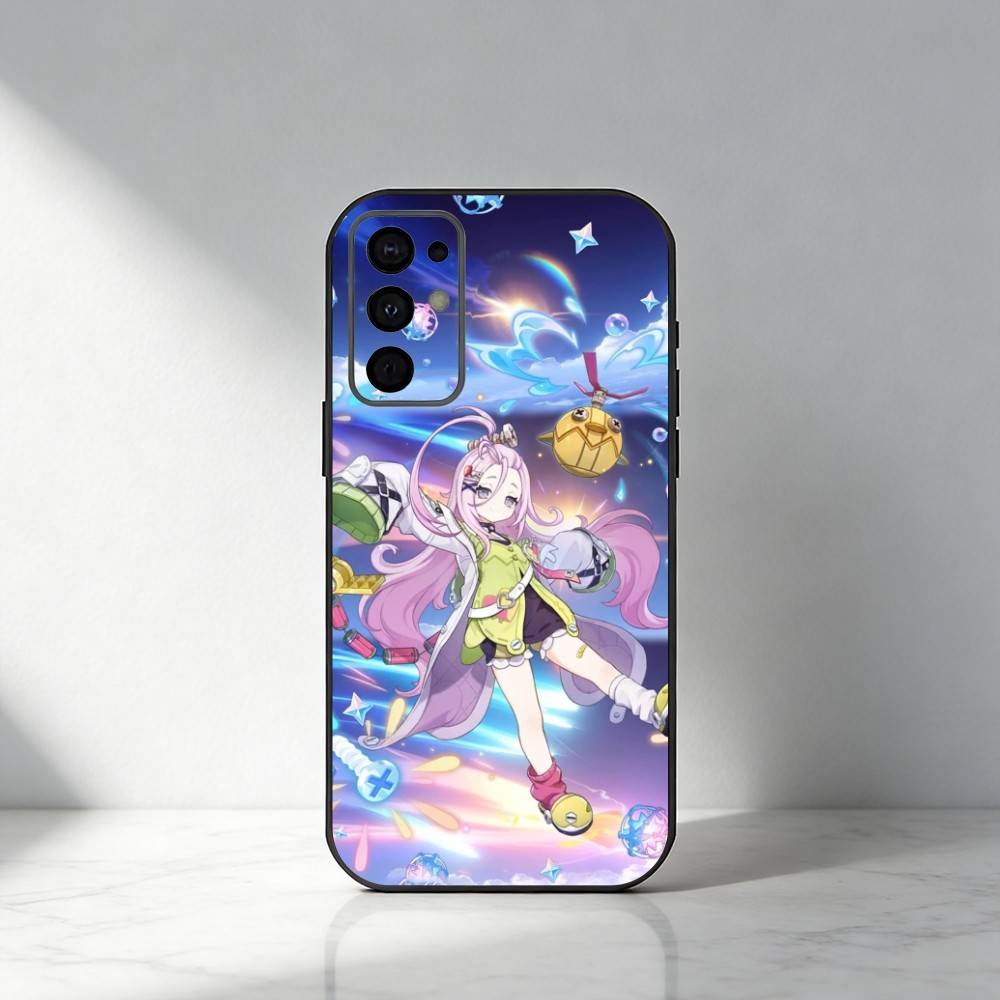 

Anio G-Genshin Game lmpact Phone Case For Samsung S25,S24,S21,S22,S23,S20,Ultra,S26,Plus,Fe,Note,5G Black Cover Samsung S21plus