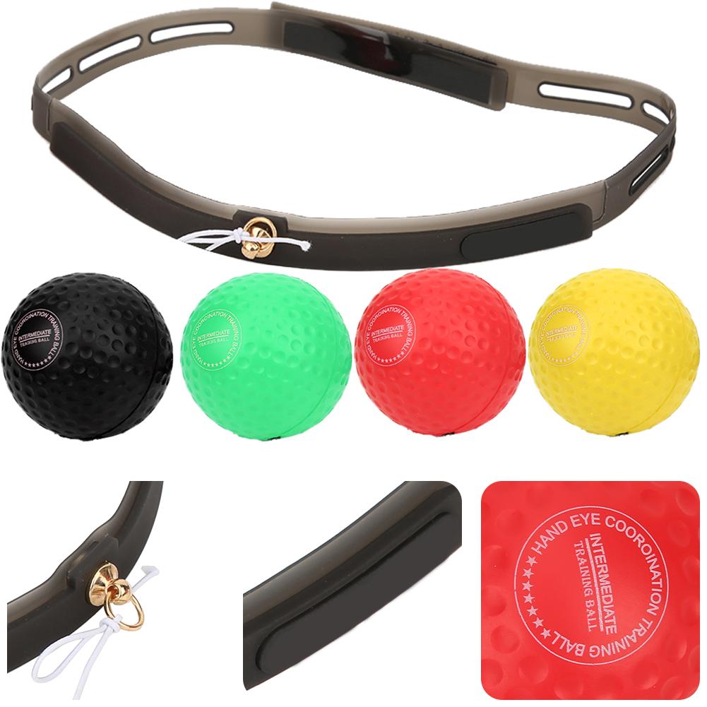4 Ball Boxing Response HeadMounted Adjustable PU Foaming Rubber Ball Fitness Equipment