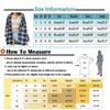 Women's Shirt Casual Plaid Cardigan  And Winter Long-Sleeved Jacket