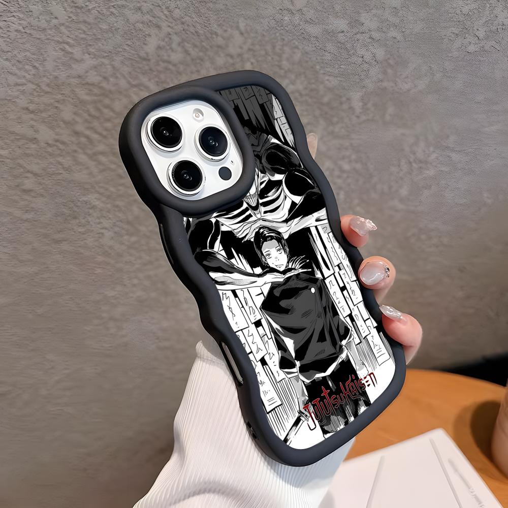 

Jujutsu Kaisen Yuta Okkotsu Phone Case for iPhone 17 16 15 14 13 12 11 Air Pro Max Plus Wavy Edge TPU Colorful Cover Smartphone iPhone 13 Pro