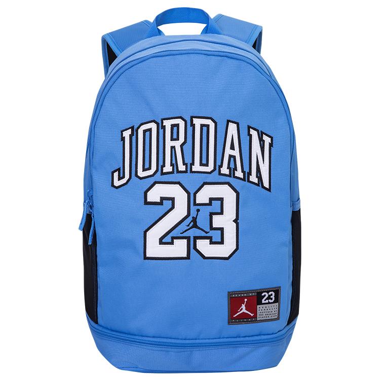 New Jordan Polyester Backpack Regular Unisex Carolina Blue/Bull Red/Black FQ0951