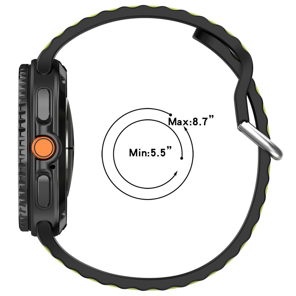 Sports Silicone Strap for Samsung Galaxy Watch 8 Classic 46mm 44mm 40mm Quick Breathable Wristband for Galaxy Watch 8 Accessorie